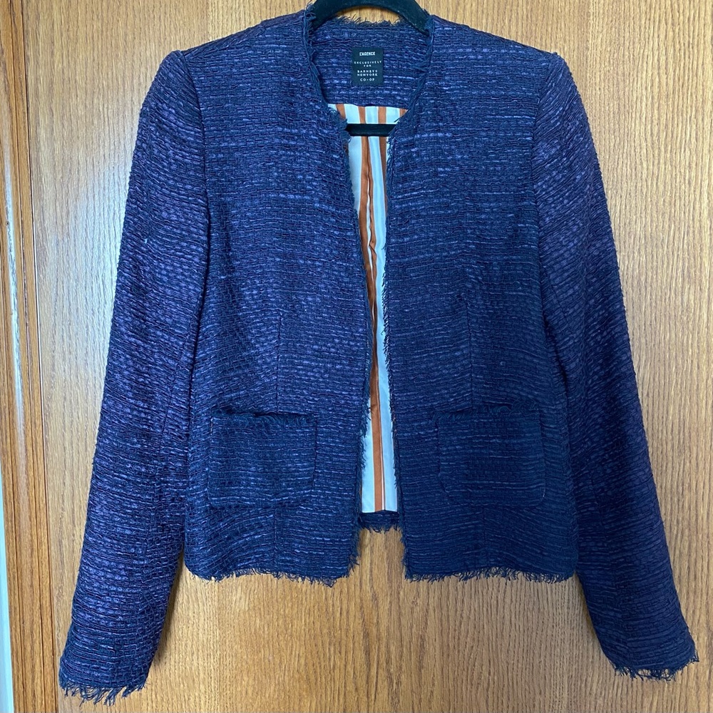 L'AGENCE Tweed Blazer